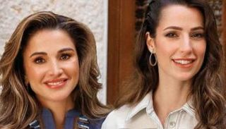 الملكة رانيا والأميرة رجوة