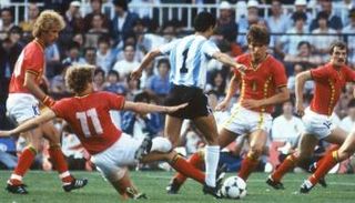 خسارة الأرجنتين ضد بلجيكا في 1982