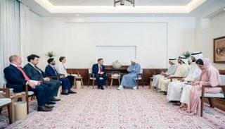 عبدالله بن زايد آل نهيان ومندوب أمريكا بالأمم المتحدة