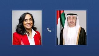 مباحثات بين الشيخ عبدالله بن زايد آل نهيان ووزيرة خارجية كندا