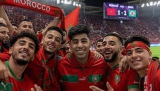 عنتيل الشرقية في مباراة المغرب والبرازيل