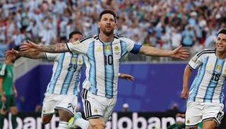 ليونيل ميسي قائد منتخب الأرجنتين