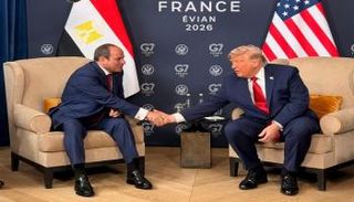 جانب من لقاء ترامب والسيسي 