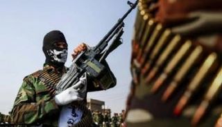 صورة متداولة لأحد عناصر الفصائل العراقية المسلحة