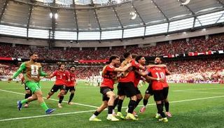 فرحة منتخب مصر 