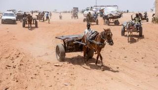 نازحون سودانيون