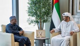الدكتور سلطان أحمد الجابر يلتقي أليكو دانغوتي