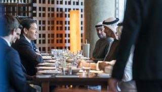 الشيخ محمد بن زايد آل نهيان ووزير الخارجية الأمريكي