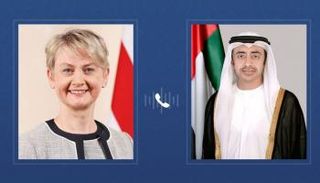 الشيخ عبدالله بن زايد آل نهيان ووزيرة الخارجية البريطانية 