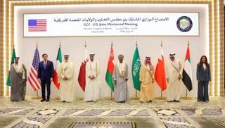 جانب من الاجتماع الخليجي-الأمريكي المشترك