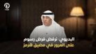 البديوي: نرفض فرض رسوم على العبور عبر مضيق هرمز