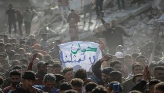 مظاهرة مناهضة لحماس