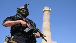 أحد عناصر مكافحة الإرهاب في العراق