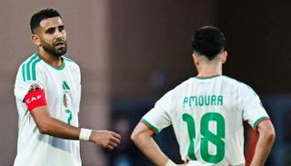 محرز وعمورة في منتخب الجزائر