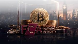 وحدات معدنية من عملة البيتكوين المشفرة
