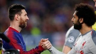 محمد صلاح وليونيل ميسي