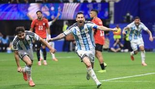 هدف ليونيل ميسي ضد مصر