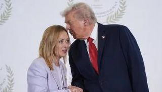 ترامب وميلوني من لقاء سابق
