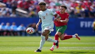 من مباراة المغرب وفرنسا