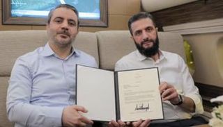 أحمد الشرع وأسعد الشيباني يحملان رسالة ترامب