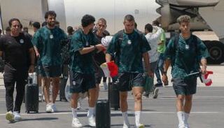 وصول بعثة منتخب مصر 