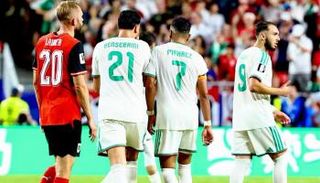 لاعبو منتخب الجزائر