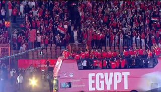 احتفالية 100 مليون شكرا تستقبل منتخب مصر