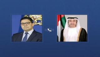 الشيخ عبدالله بن زايد ووزير خارجية المغرب