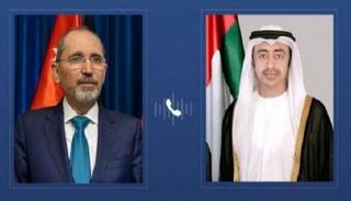الشيخ عبدالله بن زايد آل نهيان ووزير الخارجية الأردني