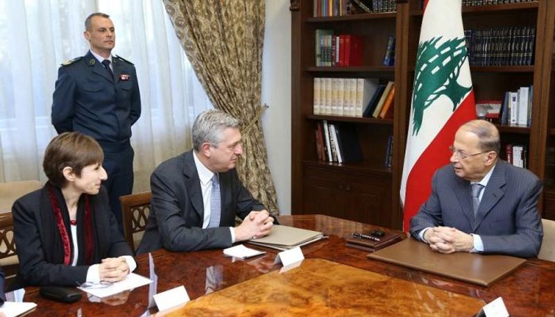 لقاء عون مع فيليبو جراندي