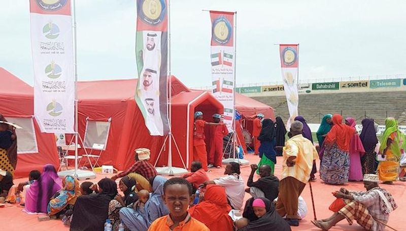 قوافل زايد الخير في القرى الصومالية