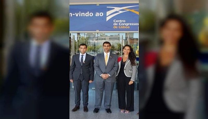 مسؤولو إكسبو الشارقة في مركز لشبونة