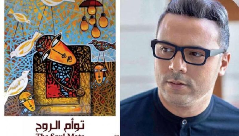الفنان أحمد فريد في المعرض