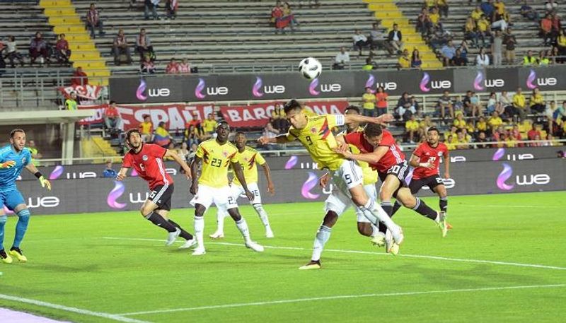 من مواجهة مصر وكولومبيا