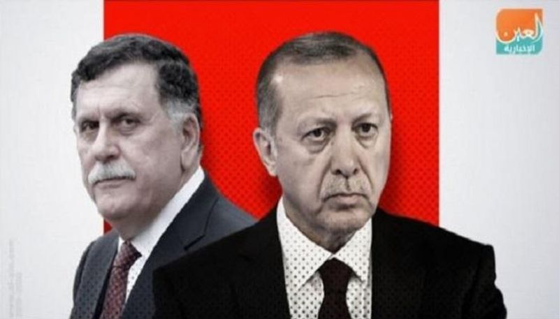 رجب طيب أردوغان وفايز السراج