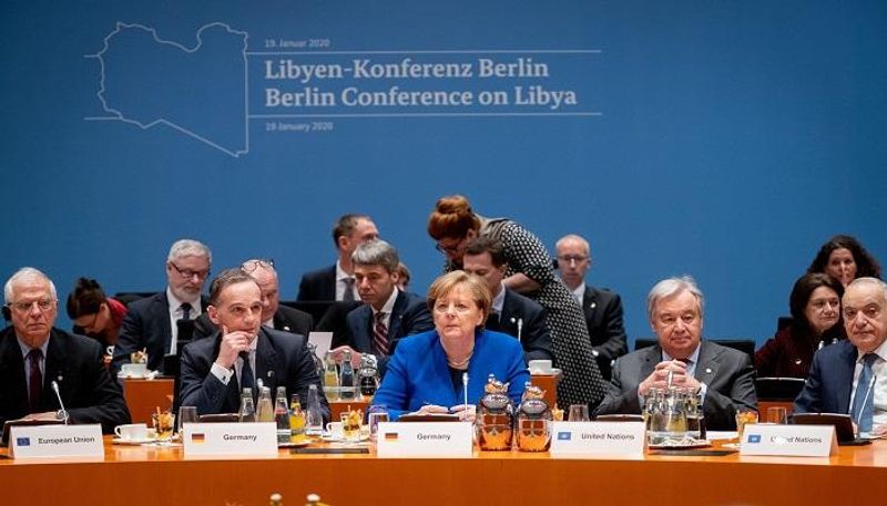 جانب من مؤتمر برلين حول ليبيا - أ ف ب
