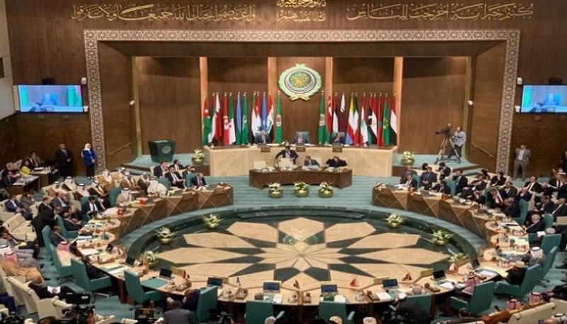 قاعة الاجتماعات الرئيسية بالجامعة العربية
