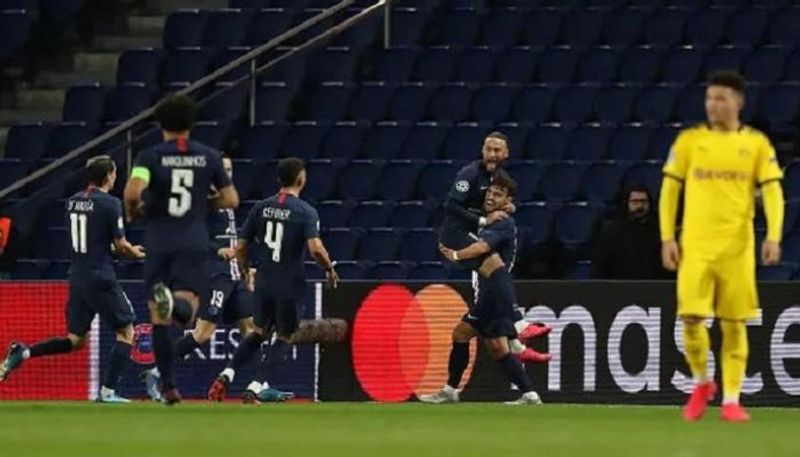 من مباراة سان جيرمان وبروسيا دورتموند