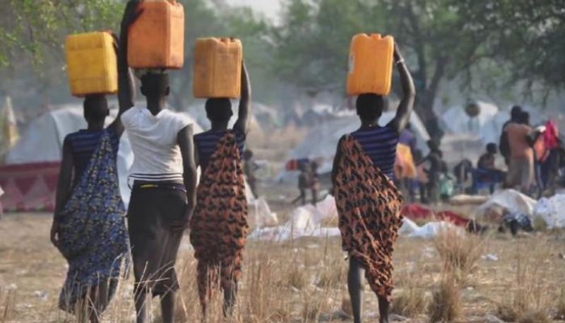 لاجئون من جنوب السودان يبحثون عن المساعدات