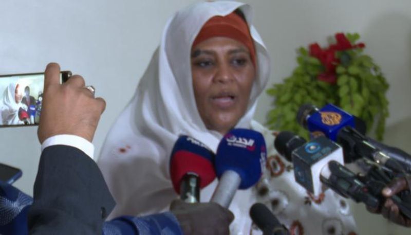 وزيرة خارجية السودان مريم الصادق المهدي في جوبا