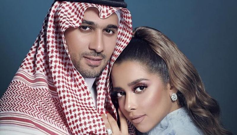 الفنانة بلقيس فتحي وزوجها السعودي