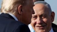نتنياهو وترامب خلال لقاء سابق