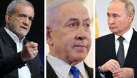 بوتين ونتنياهو وبزشكيان