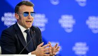 الرئيس الفرنسي إيمانويل ماكرون - أ.ف.ب