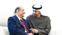 الشيخ محمد بن زايد آل نهيان ورئيس باكستان